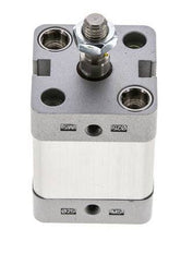 ISO 21287 Doppeltwirkender Kompaktzylinder 25-15mm - Magnetisch - Außengewinde