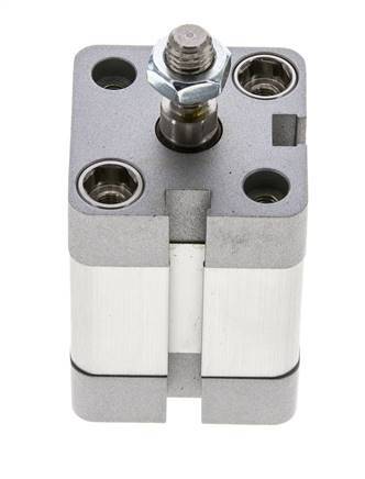 ISO 21287 Doppeltwirkender Kompaktzylinder 25-15mm - Magnetisch - Außengewinde