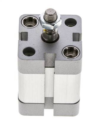 ISO 21287 Doppeltwirkender Kompaktzylinder 25-15mm - Magnetisch - Außengewinde