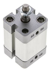 ISO 21287 Compact Double Acting Cylinder 25-20mm - Magnetic - Male Rod