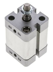 ISO 21287 Doppeltwirkender Kompaktzylinder 25-20mm - Magnetisch - Stange mit Außengewinde
