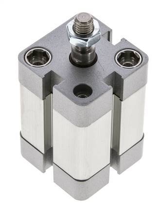 ISO 21287 Doppeltwirkender Kompaktzylinder 25-20mm - Magnetisch - Stange mit Außengewinde