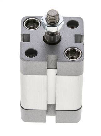ISO 21287 Doppeltwirkender Kompaktzylinder 25-20mm - Magnetisch - Stange mit Außengewinde