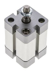 ISO 21287 Doppeltwirkender Kompaktzylinder 25-20mm - Magnetisch - Stange mit Außengewinde