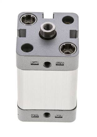 ISO 21287 Compact Double Acting Cylinder 25-25mm - Magnetic