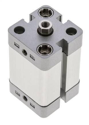 ISO 21287 Kompakter doppeltwirkender Zylinder 25-25mm - Magnetisch