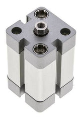 ISO 21287 Kompakter doppeltwirkender Zylinder 25-25mm - Magnetisch