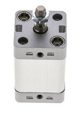 ISO 21287 Doppeltwirkender Kompaktzylinder 25-25mm - Magnetisch - Stange mit Außengewinde
