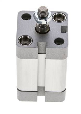 ISO 21287 Doppeltwirkender Kompaktzylinder 25-25mm - Magnetisch - Stange mit Außengewinde