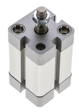 ISO 21287 Compact Double Acting Cylinder 25-25mm - Magnetic - Male Rod