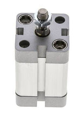 ISO 21287 Doppeltwirkender Kompaktzylinder 25-25mm - Magnetisch - Stange mit Außengewinde