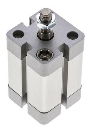 ISO 21287 Doppeltwirkender Kompaktzylinder 25-25mm - Magnetisch - Stange mit Außengewinde