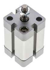 ISO 21287 Doppeltwirkender Kompaktzylinder 25-25mm - Magnetisch - Stange mit Außengewinde