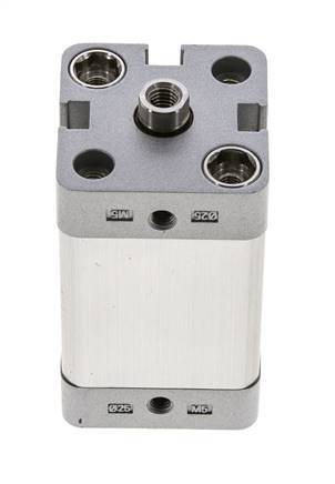 ISO 21287 Compact Double Acting Cylinder 25-30mm - Magnetic