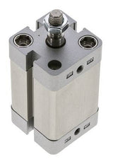 ISO 21287 Doppeltwirkender Kompaktzylinder 25-30mm - Magnetisch - Stange mit Außengewinde