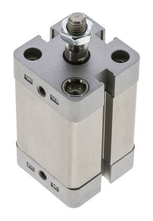 ISO 21287 Doppeltwirkender Kompaktzylinder 25-30mm - Magnetisch - Stange mit Außengewinde