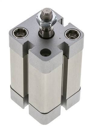 ISO 21287 Doppeltwirkender Kompaktzylinder 25-30mm - Magnetisch - Stange mit Außengewinde
