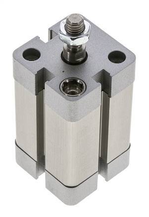 ISO 21287 Doppeltwirkender Kompaktzylinder 25-30mm - Magnetisch - Stange mit Außengewinde