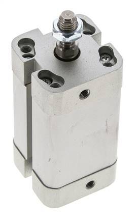 ISO 21287 Doppeltwirkender Kompaktzylinder 25-37mm - Magnetisch - Stange mit Außengewinde