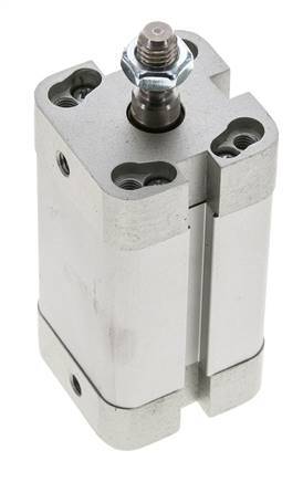 ISO 21287 Doppeltwirkender Kompaktzylinder 25-37mm - Magnetisch - Stange mit Außengewinde