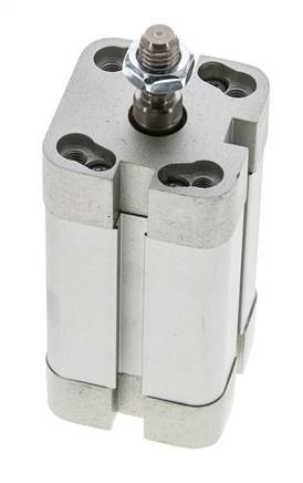 ISO 21287 Doppeltwirkender Kompaktzylinder 25-37mm - Magnetisch - Stange mit Außengewinde