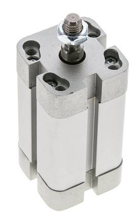 ISO 21287 Doppeltwirkender Kompaktzylinder 25-37mm - Magnetisch - Stange mit Außengewinde