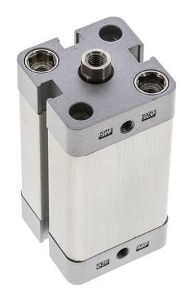 ISO 21287 Compact Double Acting Cylinder 25-40mm - Magnetic