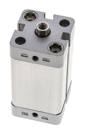 ISO 21287 Compact Double Acting Cylinder 25-40mm - Magnetic