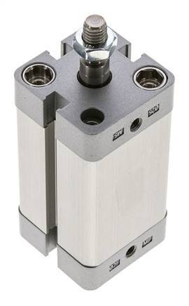 ISO 21287 Doppeltwirkender Kompaktzylinder 25-40mm - Magnetisch - Stange mit Außengewinde