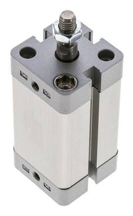 ISO 21287 Doppeltwirkender Kompaktzylinder 25-40mm - Magnetisch - Stange mit Außengewinde