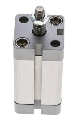 ISO 21287 Doppeltwirkender Kompaktzylinder 25-40mm - Magnetisch - Stange mit Außengewinde