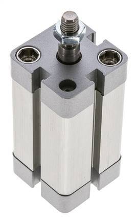 ISO 21287 Doppeltwirkender Kompaktzylinder 25-40mm - Magnetisch - Stange mit Außengewinde