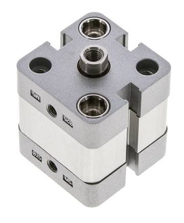 ISO 21287 Kompakter doppeltwirkender Zylinder 25-5mm - Magnetisch