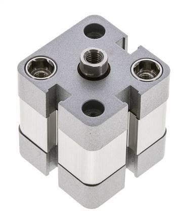 ISO 21287 Kompakter doppeltwirkender Zylinder 25-5mm - Magnetisch