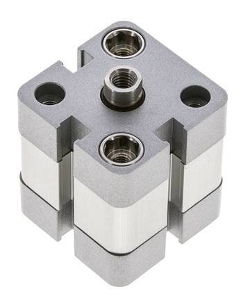 ISO 21287 Kompakter doppeltwirkender Zylinder 25-5mm - Magnetisch