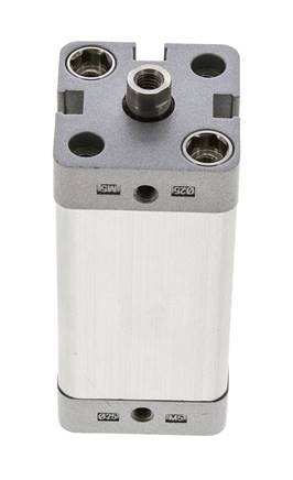 ISO 21287 Kompakter doppeltwirkender Zylinder 25-50mm - Magnetisch