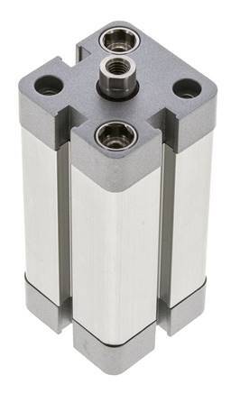 ISO 21287 Kompakter doppeltwirkender Zylinder 25-50mm - Magnetisch