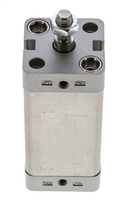 ISO 21287 Kompakter doppeltwirkender Zylinder 25-50mm - Magnetisch - Stange mit Außengewinde