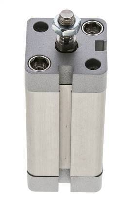 ISO 21287 Kompakter doppeltwirkender Zylinder 25-50mm - Magnetisch - Stange mit Außengewinde
