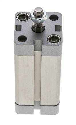 ISO 21287 Kompakter doppeltwirkender Zylinder 25-50mm - Magnetisch - Stange mit Außengewinde