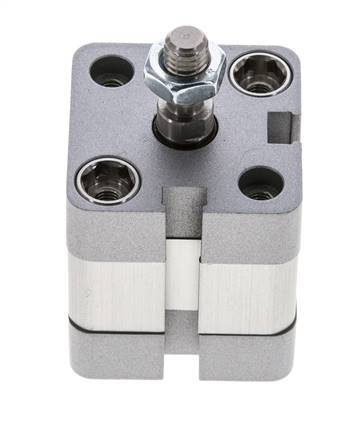 ISO 21287 Doppeltwirkender Kompaktzylinder 25-5mm - Magnetisch - Außengewinde