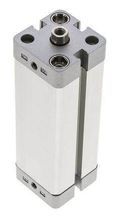 ISO 21287 Kompakter doppeltwirkender Zylinder 25-80mm - Magnetisch