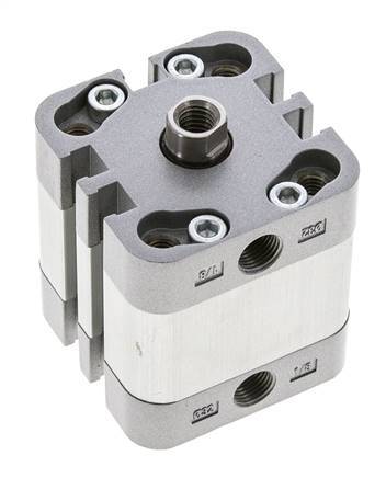 ISO 21287 Compact Double Acting Cylinder 32-10mm - Magnetic