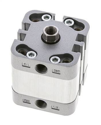 ISO 21287 Kompakter doppeltwirkender Zylinder 32-10mm - Magnetisch