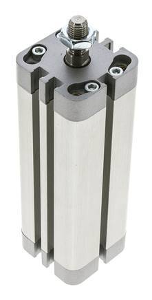 ISO 21287 Doppeltwirkender Kompaktzylinder 32-100mm - Magnetisch - Stange mit Außengewinde