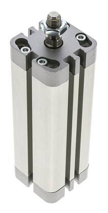 ISO 21287 Doppeltwirkender Kompaktzylinder 32-100mm - Magnetisch - Stange mit Außengewinde