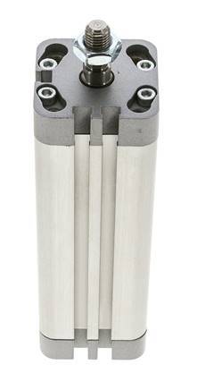 ISO 21287 Doppeltwirkender Kompaktzylinder 32-100mm - Magnetisch - Stange mit Außengewinde