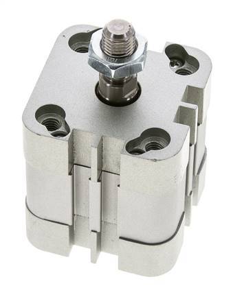 ISO 21287 Doppeltwirkender Kompaktzylinder 32-10mm - Magnetisch - Stange mit Außengewinde