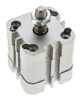 ISO 21287 Doppeltwirkender Kompaktzylinder 32-10mm - Magnetisch - Stange mit Außengewinde