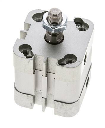 ISO 21287 Doppeltwirkender Kompaktzylinder 32-10mm - Magnetisch - Stange mit Außengewinde